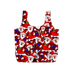 Nicholas Santa Christmas Pattern Full Print Recycle Bag (S)