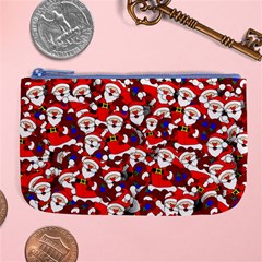 Nicholas Santa Christmas Pattern Large Coin Purse