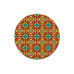 Seamless Pattern Tile Tileable Magnet 3  (Round) Front