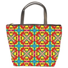 Seamless Pattern Tile Tileable Bucket Bag by Simbadda