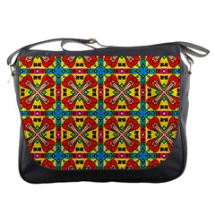 Seamless Pattern Tile Tileable Messenger Bag by Simbadda