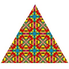 Seamless Pattern Tile Tileable Wooden Puzzle Triangle