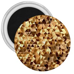 Pattern Fabric Shape Abstract 3  Magnets by Simbadda