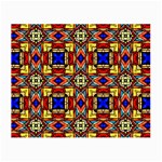 Stained Glass Pattern Texture Small Glasses Cloth (2 Sides) Front