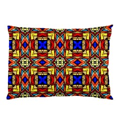 Stained Glass Pattern Texture Pillow Case (two Sides) by Simbadda