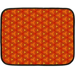 Pattern Fall Colors Seamless Bright Double Sided Fleece Blanket (Mini) 