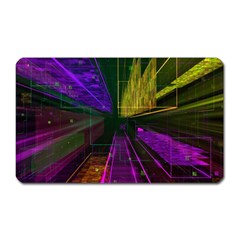 Data City Large Fiction Digital Magnet (rectangular) by Simbadda