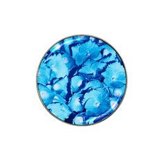 Hydrangea Blue Petals Flower Hat Clip Ball Marker by Simbadda