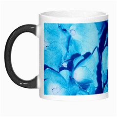 Hydrangea Blue Petals Flower Morph Mugs by Simbadda