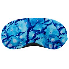 Hydrangea Blue Petals Flower Sleeping Mask by Simbadda