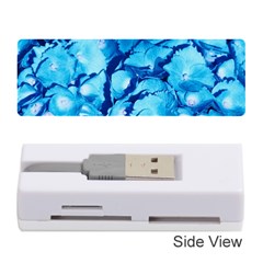 Hydrangea Blue Petals Flower Memory Card Reader (stick) by Simbadda