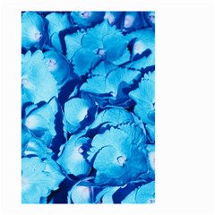 Hydrangea Blue Petals Flower Small Garden Flag (two Sides) by Simbadda