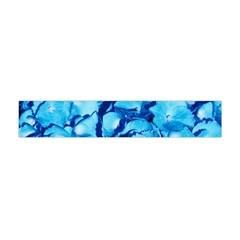 Hydrangea Blue Petals Flower Flano Scarf (mini) by Simbadda