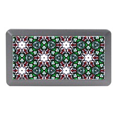 Stained Glass Pattern Church Window Memory Card Reader (mini) by Simbadda