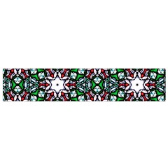 Stained Glass Pattern Church Window Small Flano Scarf