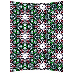 Stained Glass Pattern Church Window Back Support Cushion by Simbadda