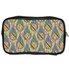 Tribal Background Boho Digital Paper Toiletries Bag (one Side) by Simbadda