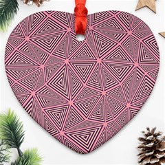 Triangle Background Abstract Ornament (heart)