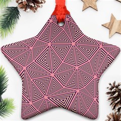 Triangle Background Abstract Ornament (star)