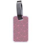 Triangle Background Abstract Luggage Tag (two sides) Back