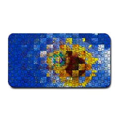 Sunflower Kaleidoscope Pattern Medium Bar Mats