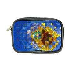 Sunflower Kaleidoscope Pattern Coin Purse