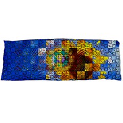 Sunflower Kaleidoscope Pattern Body Pillow Case (Dakimakura)