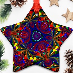 Kaleidoscope Pattern Ornament Ornament (star)