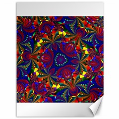 Kaleidoscope Pattern Ornament Canvas 36  X 48  by Simbadda