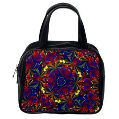 Kaleidoscope Pattern Ornament Classic Handbag (one Side) by Simbadda