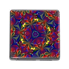 Kaleidoscope Pattern Ornament Memory Card Reader (square 5 Slot)