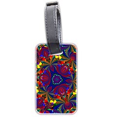 Kaleidoscope Pattern Ornament Luggage Tag (two Sides)