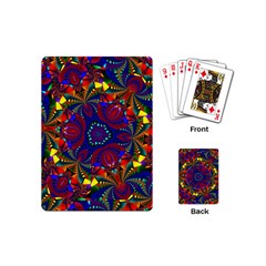 Kaleidoscope Pattern Ornament Playing Cards Single Design (mini)