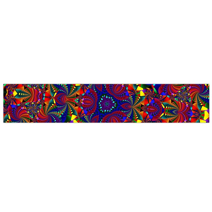 Kaleidoscope Pattern Ornament Large Flano Scarf 