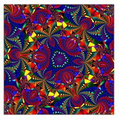 Kaleidoscope Pattern Ornament Large Satin Scarf (square) by Simbadda