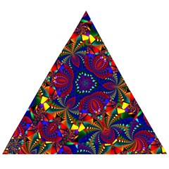 Kaleidoscope Pattern Ornament Wooden Puzzle Triangle