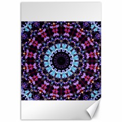 Kaleidoscope Shape Abstract Design Canvas 12  X 18  by Simbadda