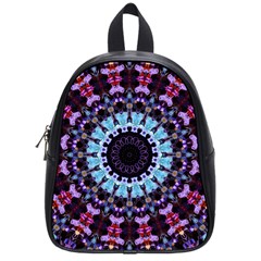 Kaleidoscope Shape Abstract Design School Bag (small) by Simbadda