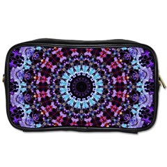 Kaleidoscope Shape Abstract Design Toiletries Bag (two Sides) by Simbadda