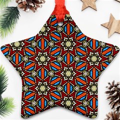 Pattern Stained Glass Church Ornament (star)