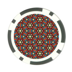 Pattern Stained Glass Church Poker Chip Card Guard (10 Pack) by Simbadda