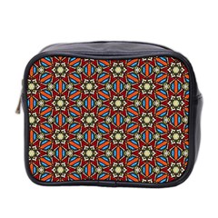 Pattern Stained Glass Church Mini Toiletries Bag (two Sides) by Simbadda