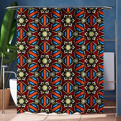 Pattern Stained Glass Church Shower Curtain 60  X 72  (medium)  by Simbadda