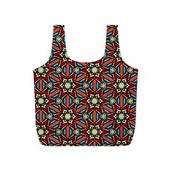 Pattern Stained Glass Church Full Print Recycle Bag (s) by Simbadda