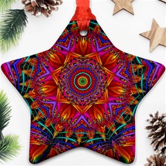 Kaleidoscope Pattern Ornament Ornament (star)