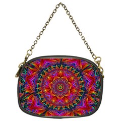 Kaleidoscope Pattern Ornament Chain Purse (one Side) by Simbadda