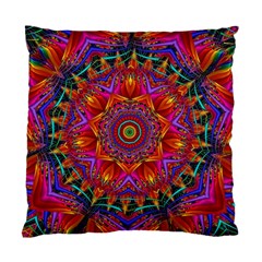 Kaleidoscope Pattern Ornament Standard Cushion Case (two Sides) by Simbadda