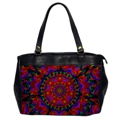 Kaleidoscope Pattern Ornament Oversize Office Handbag by Simbadda