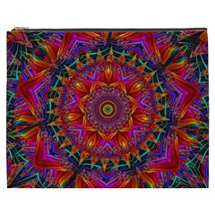 Kaleidoscope Pattern Ornament Cosmetic Bag (xxxl)