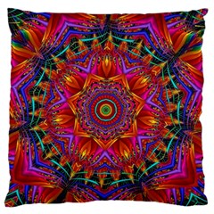 Kaleidoscope Pattern Ornament Standard Flano Cushion Case (one Side)